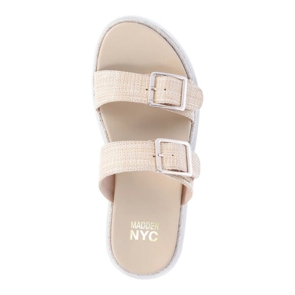 Madden NYC Women’s Flatform Two Strap Sandals. Size 9, Medium Width, Slip On - Picture 5 of 6